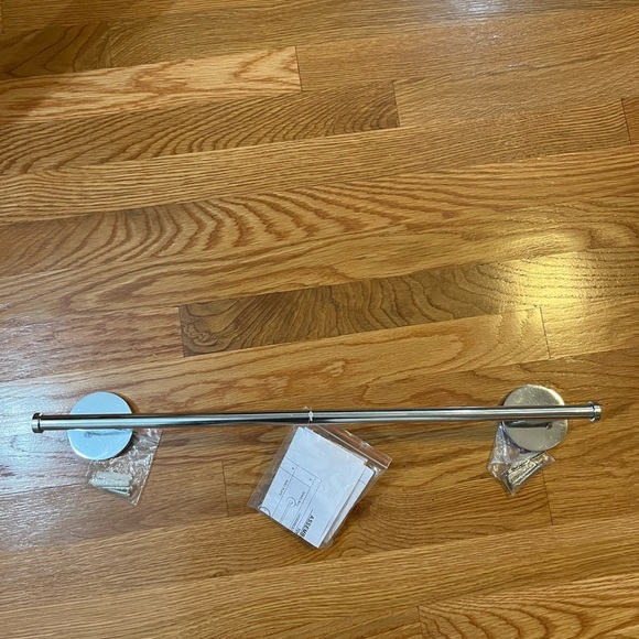 Anthropologie is Bridgette Towel Bar Chrome NEW - Picture 5 of 5